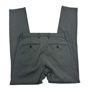 Theory Chino Pants Mens 30 Gray Slash Pockets Flex Waist slim Zaine Neoteric
